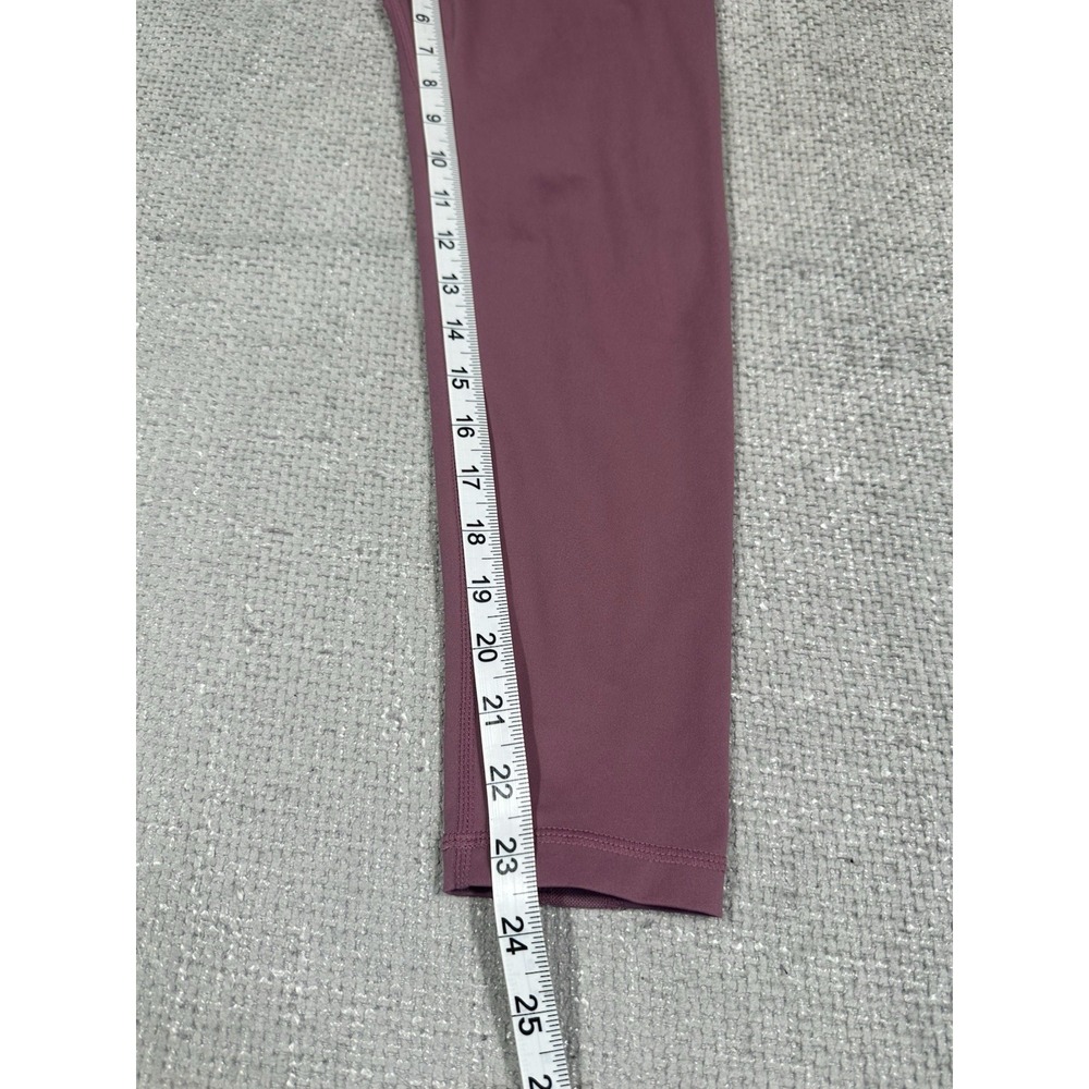 Nike Pro Leggings Womens Medium Mulberry Dri Fit Pockets 7/8 DN4691-533 - Picture 4 of 11